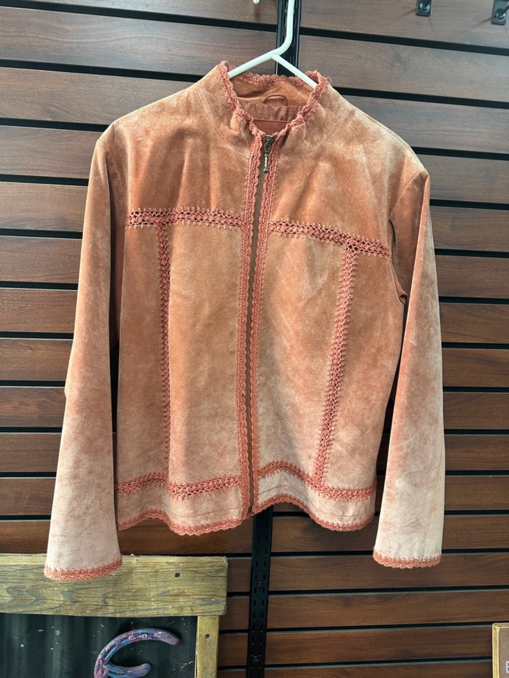 Cabela's Women's Rust Suede Zip Jacket